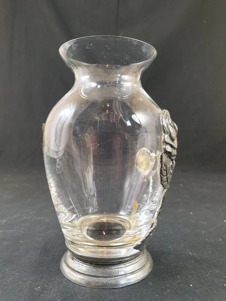 Vase RCR ROYAL CRYSTAL ROCK Cristallo AL Plomb 24%   ITALIA Metallmontierung - Bild 2 von 4