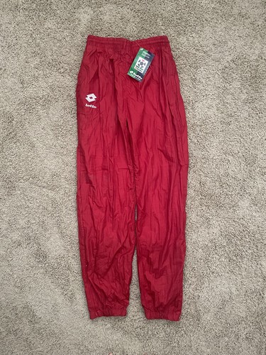 Lotto, NWT Vintage 90s LOTTO Italia Red Windbreaker Football Soccer Pants Size Medium