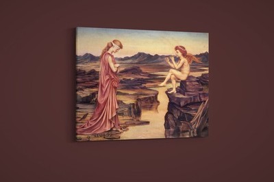 Evelyn De Morgan - Love the Misleader - Art Print on Paper or Canvas