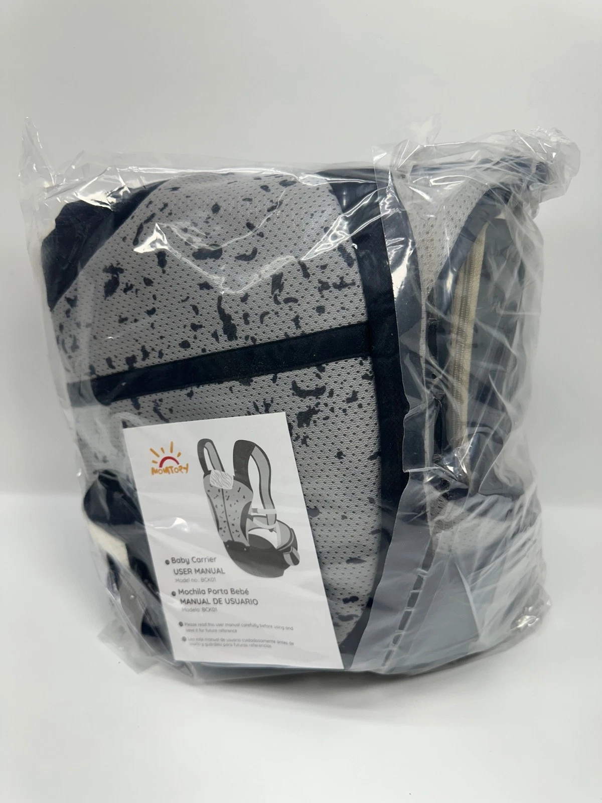 MOMTORY StowNGO Pro Baby Carrier, Safety-Certified 6-in-1 Baby Carrier Newbor...