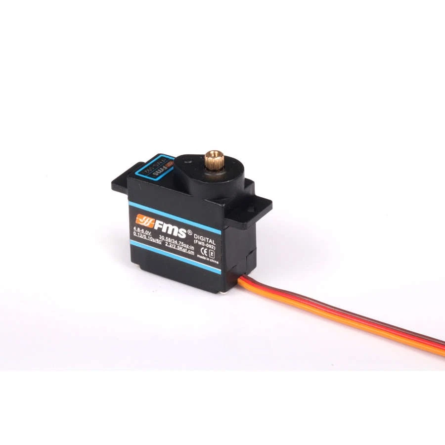 Engranaje metálico digital FMS Servo 9g 54 grados - Equipo de campo aéreo FMM9GMGD54 y Foto 3 de 4