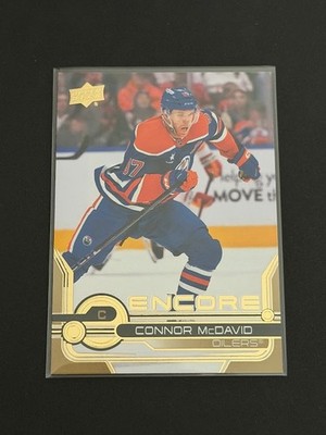 Connor McDavid 2024-25 Upper Deck Extended Series Encore Gold Insert Card # E9