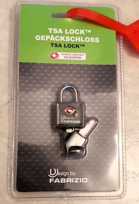 Fabrizio TSA Lock Gepäckschloss Zahlenschloss Bügelschloss Schlüssel