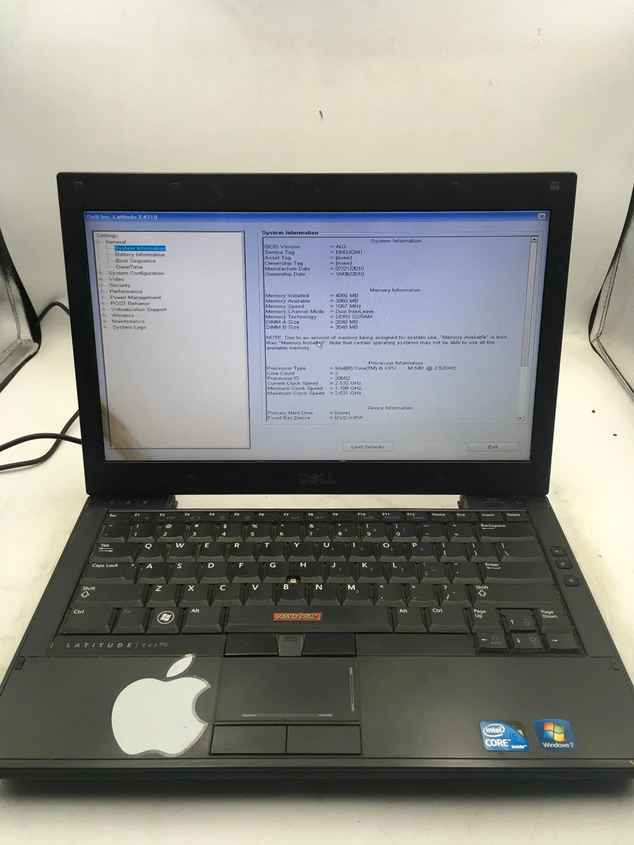 Dell Latitude E4310 Intel Core i5 1st Gen. PC Laptops & Netbooks