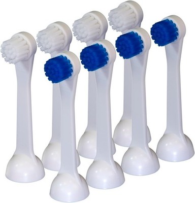 Classic Compact Replacement Brush Heads, 8 Pack, Compatible with All  Electric