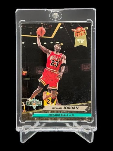 1992/93 Fleer Ultra Ultra MICHAEL JORDAN "DUNK RANK" JAM SESSION #216🔥RARE🔥