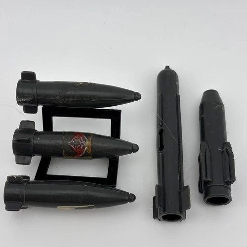 Cobra Rattler 4 Missiles Lot - Vintage G.I. Joe Vehicle Part Accessories
