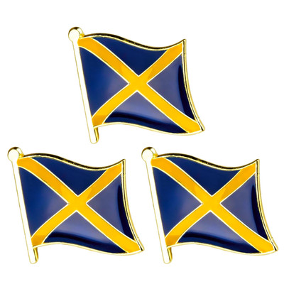 3 x Mercia Angelsächsisches Königreich Nationalflagge Metall Emaille Pin Anstecker Revers