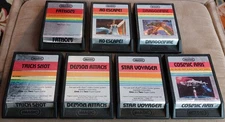 Atari 2600 7 IMAGIC Games Cartridge Lot NO ESCAPE Fathom DRAGONFIRE Cosmic Ark +