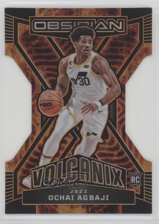 2022-23 Panini Obsidian Volcanix Ochai Agbaji #2 Rookie RC 0z5u