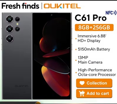 Oukitel C61 Pro 4G Smartphone 6.88