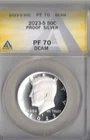 2023 San Francisco Silver Proof Kennedy Half Dollar ANACS Certified PF70 Coin!