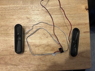 Proscan PLDED3273A TV Speakers (Screws Included)