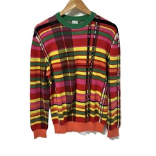 PaulSmith - Red Green Multi Men's Sweater