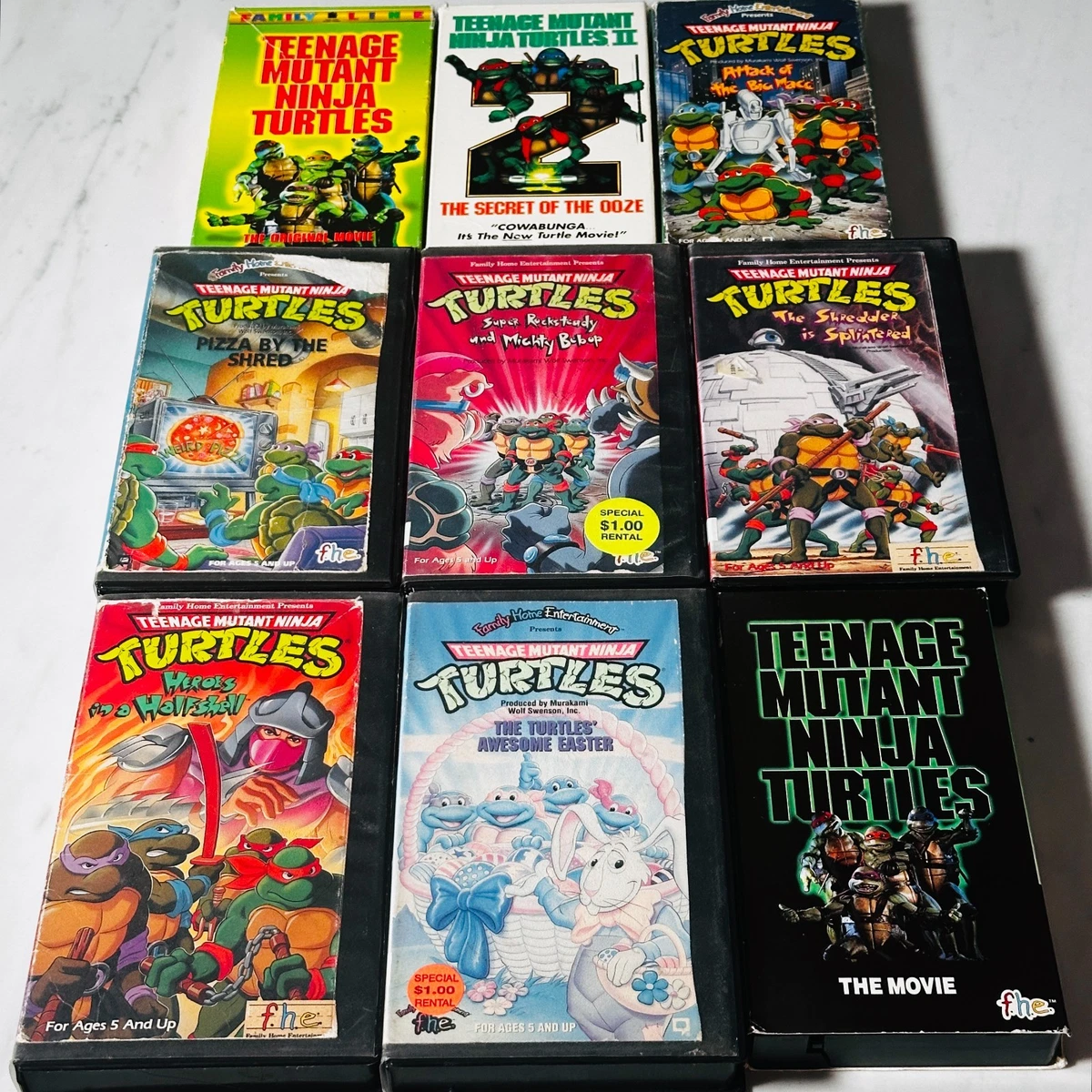 Teenage Mutant Ninja Turtles (1987 TV series) VHS Tapes for sale