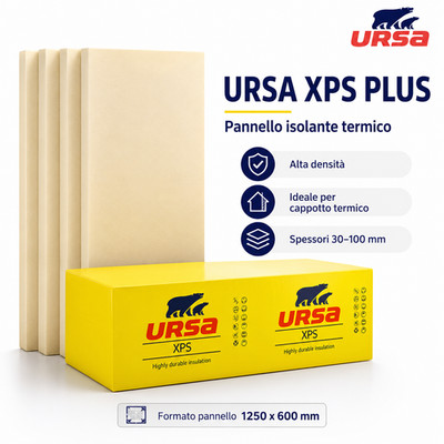 URSA XPS Plus Polystyrol Extrudiert Für Wärmedämmung Isolierplatten Rau