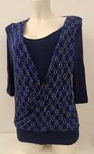 Anna Field Wrap Stretch LA Shirt 38 Top 3/4 Sleeves