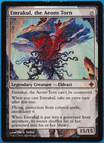 Emrakul, the Aeons Torn Rise of the Eldrazi HEAVILY PLD CARD (505858) ABUGames - Picture 1 of 2