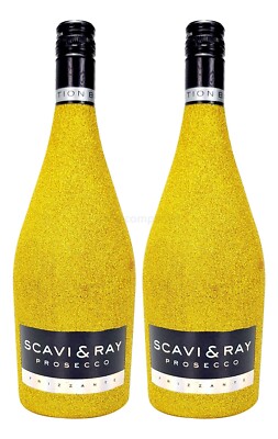 Scavi & Ray Prosecco Frizzante 0,75l (10,5% Vol) - Bling Bling Glitzer Glitzerf