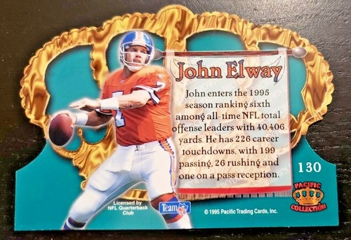 1995 Crown Royale  Copper #130  John Elway Team: Denver Broncos Football - Picture 3 of 6
