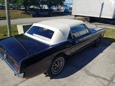 1964-1966 Ford Mustang Convertible Top Plastic Window & Pads, White