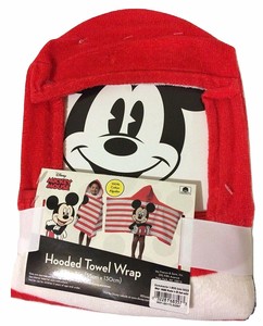 mickey mouse hooded towel