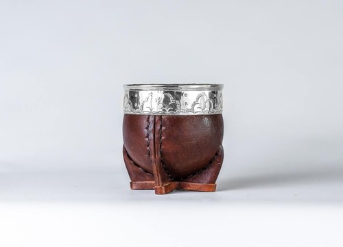 Mate Gourd Imperial Brown Ceramic | Ceramic Mate Brown | Without Straw - Picture 5 of 6