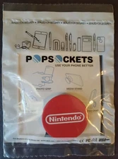 NINTENDO POPSOCKET ~ RARE VIDEO GAME PROMO ~ BRAND NEW SEALED GAMESTOP EXCLUSIVE