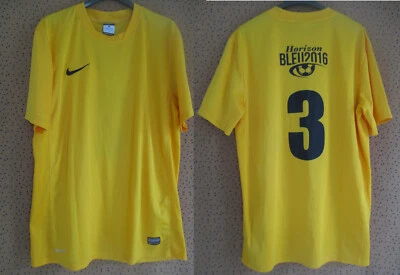 Maillot entrainement Equipe France FFF Nike Horizon bleu 2016 Porté #3 Foot - L - Photo 1/4
