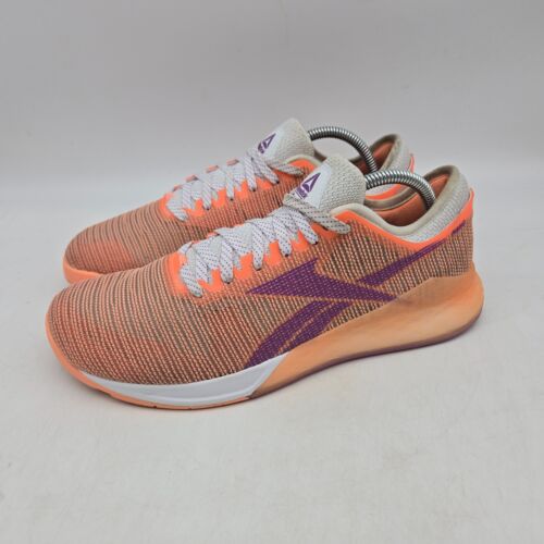 Reebok CrossFit Nano 9 Shoes Sneakers Orange Running Womens Size 11 DV6367 - Picture 2 of 9