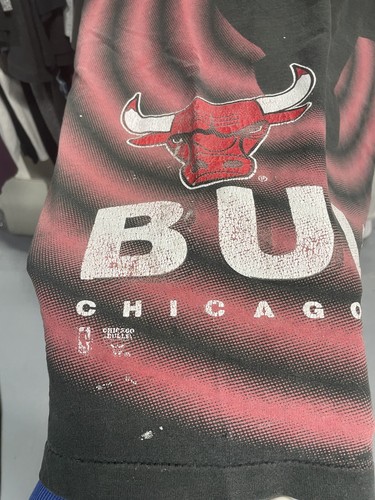Vintage 1990s Y2K Salem Chicago Bulls Tee Shirt XL - Picture 3 of 5