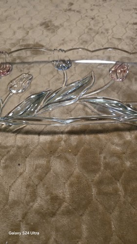 Crystal Tulip Platter - Picture 6 of 7