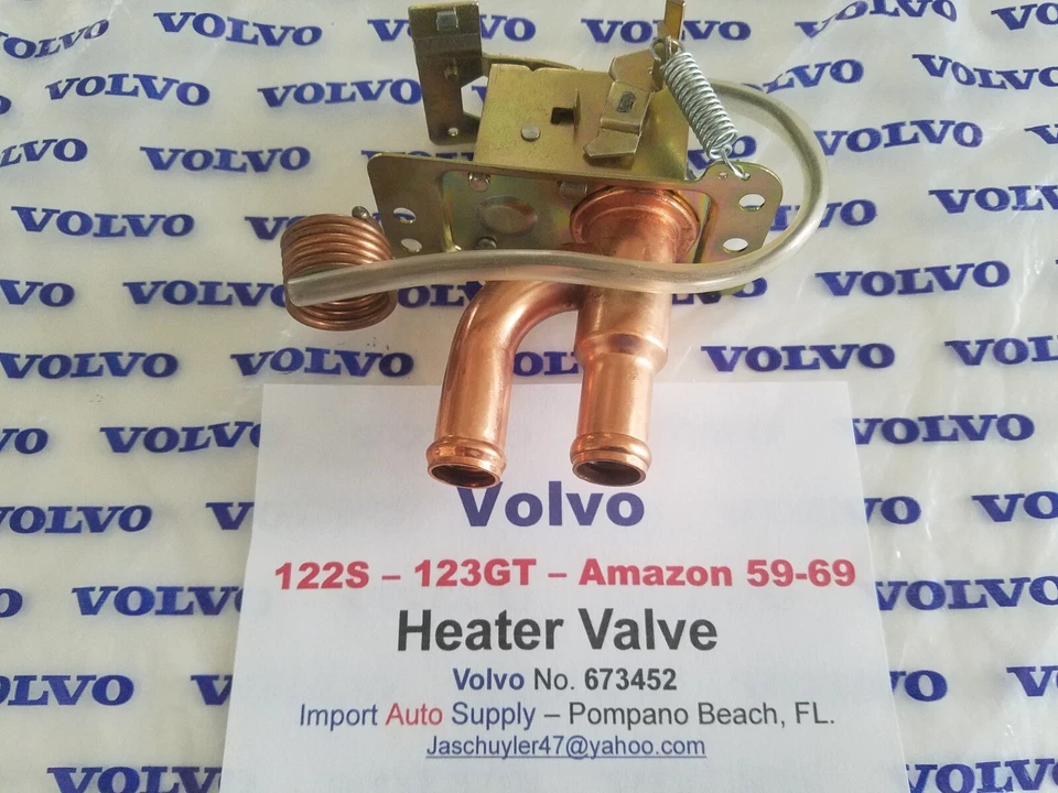 Válvula de calefacción Volvo 122S 59-69 - Controla el agua en el calentador Foto 4 de 4