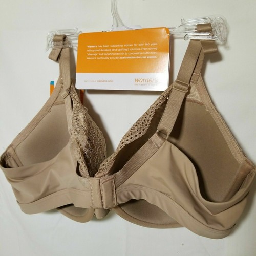 Warners Underwire Bra Lace Escape Contour No Itch Floral Lace Design RF3341A - Picture 8 of 32