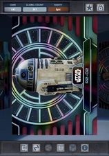 R2-D2 EPIC RED FANTASTEK HIGH TEK 24-TOPPS STAR WARS CARD TRADER