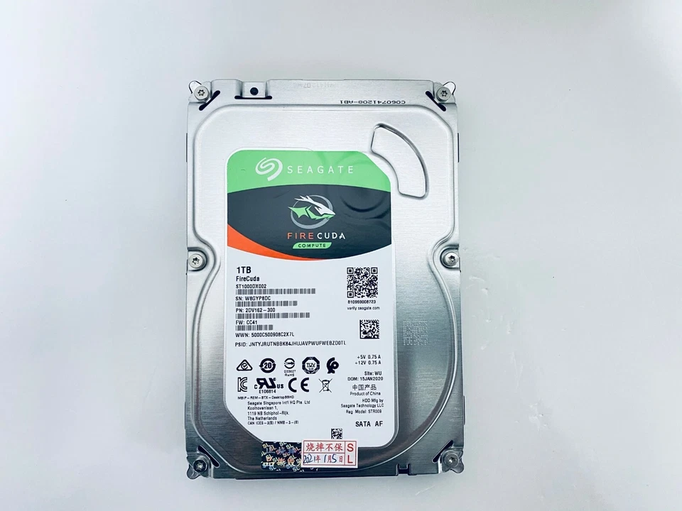 Seagate ST1000DX002 3.5" SSHD 1TB 7200RPM SATA 8GB SSHD Solid State Hybrid Drive - Image 4 of 4