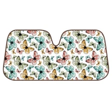 ⭐️⭐️⭐️⭐️⭐️ Butterfly Sunshade Fit Mitsubishi Windshield Sun Shade Universal Gift