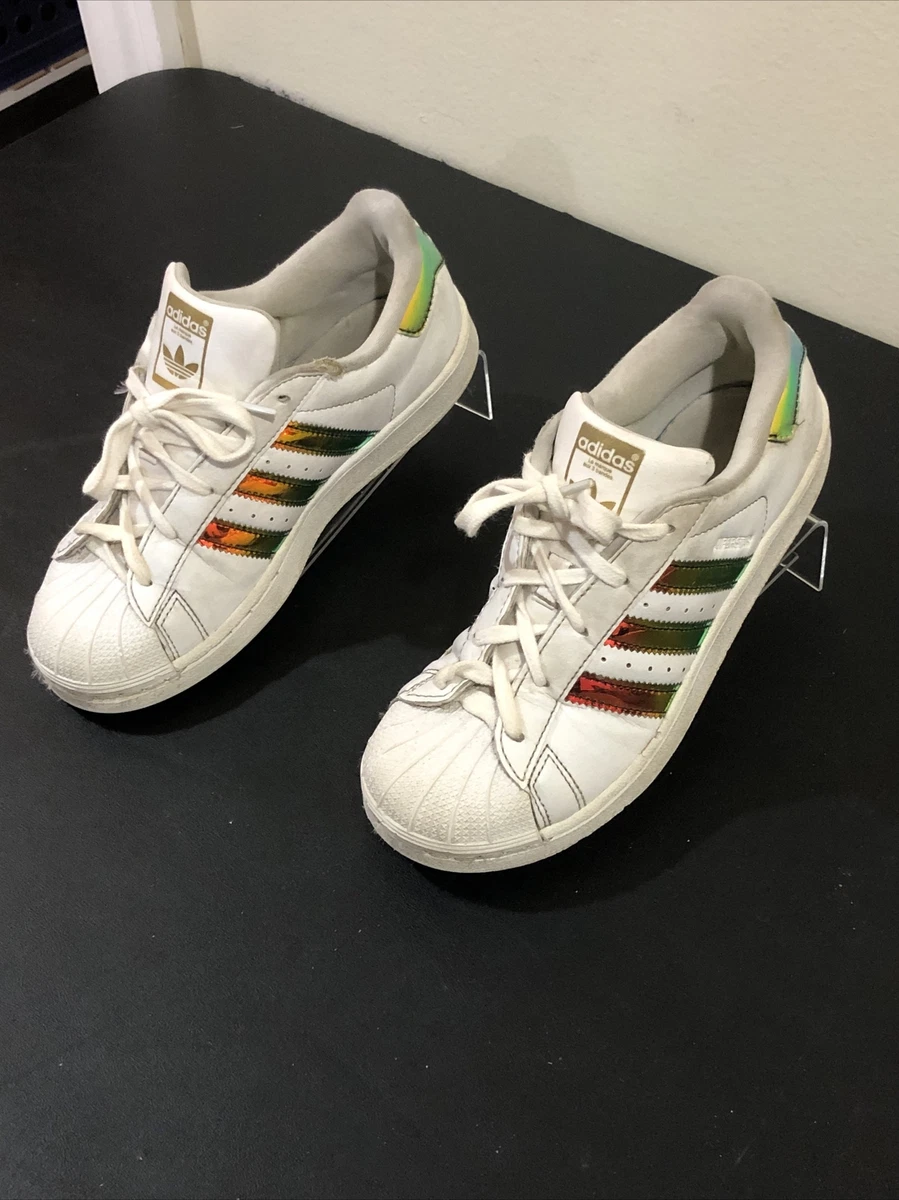 Adidas superstar iridescent clearance gold