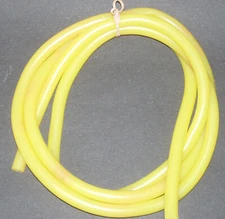 3/16" I.D.  YELLOW LATEX SURGICAL TUBING LURE MAKING TROLLING LURES TEASER TUBES