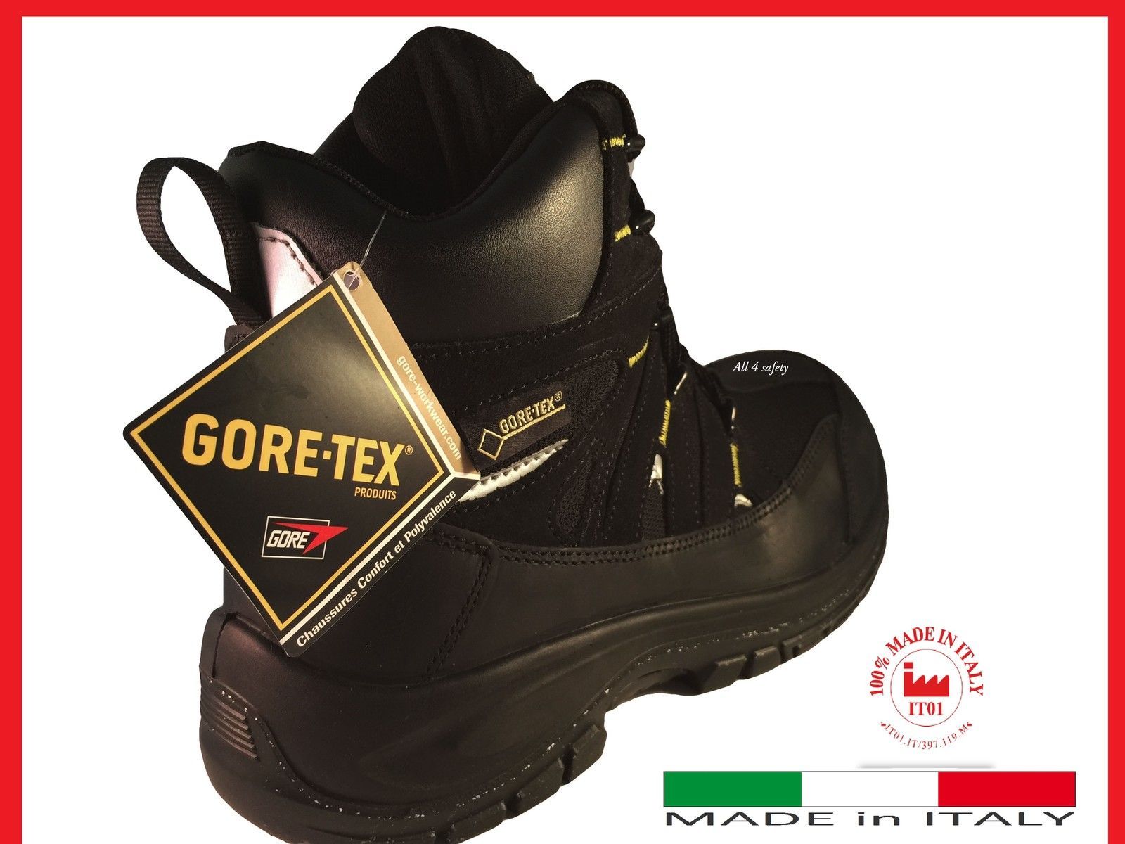 Scarpe ANTOFORTUNISTICHE gore-tex S3 SRC comode versatili idrorepellenti TROJAN