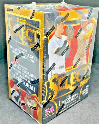 2024 Panini Select Baseball Factory Sealed HOBBY BLASTER BOX - 1 Auto Or Mem