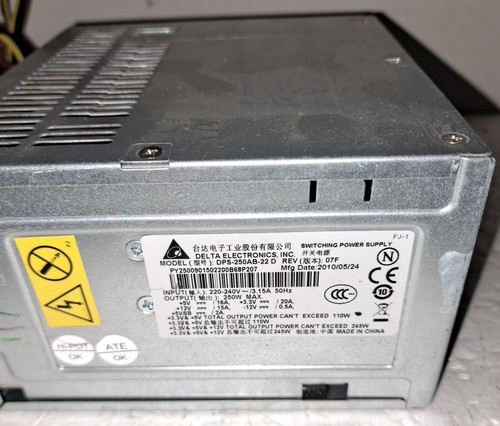 Alimentatore Delta Electronics DPS-250AB-22 D 250W - Picture 2 of 2