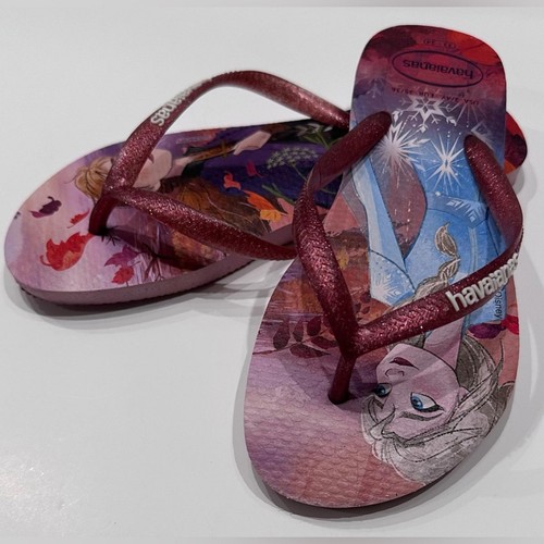 ❄️Havaianas Frozen Flip Flops - Kids Size 3/4 Years ❄️