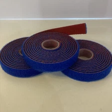 3 Rolls REUSABLE .5" 1/2" Roll Hook & Loop Cable Fastening Tape Cord Wraps Strap