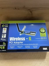 Linksys Cisco Wireless-G WMP54G Desktop PCI Network Adapter 54Mbps Sealed New