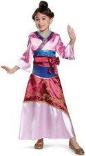 Mulan Deluxe Disney Princess Geisha Fancy Dress Halloween Toddler Child Costume