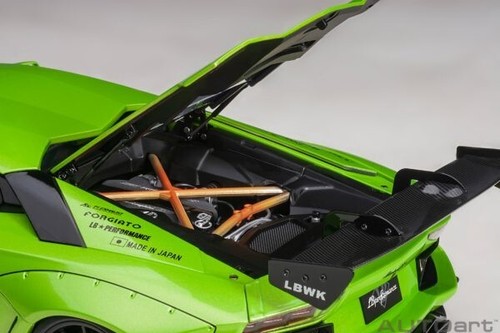 AUTOART 79243 1:18 LIBERTY WALK LB-WORKS LAMBORGHINI AVENTADOR VERDE PERLA - Imagen 3 de 5