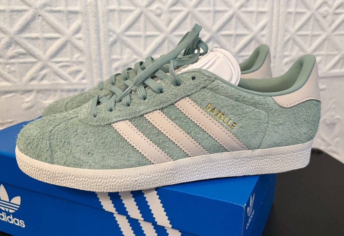 ★ADIDAS★ ガゼル アップ Gazelle Up IH1293 Hazy Green NEW Women's Size 7 Adidas Gazelle Hazy Green Low Top