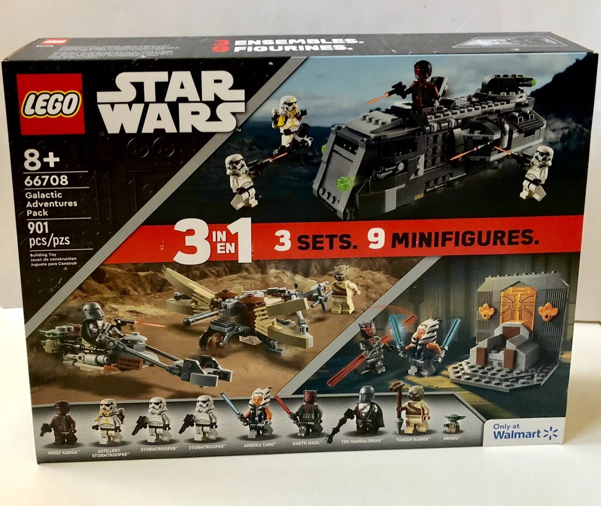 LEGO Star Wars Galactic Adventures Pack 66708 3-in-1 Building Toy