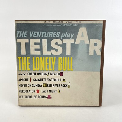  THE VENTURES: PLAY TELSTAR Reel to Reel Tape 4 Track / 71/2 IPS 